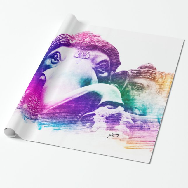 I AM ZEN WRAPPING PAPER (Unrolled)