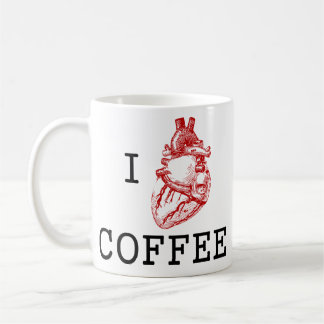 I anatomical heart coffee coffee mug