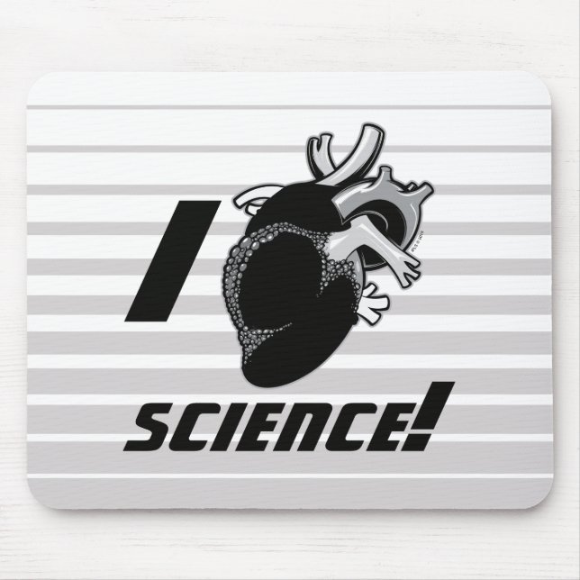 I (Anatomical Heart) Science Mouse Pad (Front)