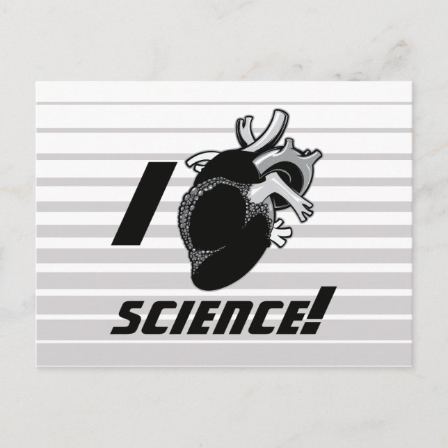 I (Anatomical Heart) Science Postcard (Front)
