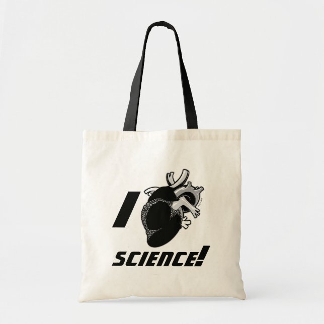 I (Anatomical Heart) Science Tote Bag (Front)