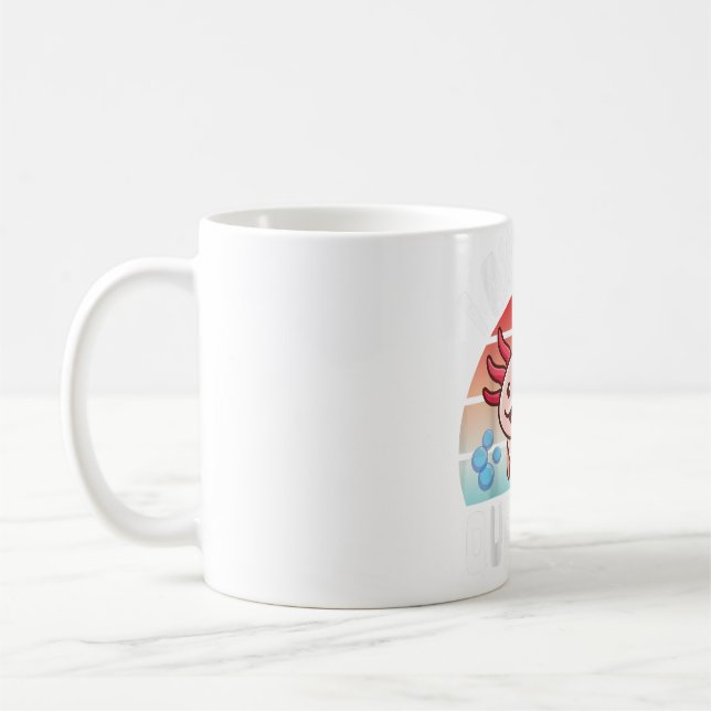 I Aolotl Questions Funny cute Aolotl for Kids Cute Coffee Mug (Left)