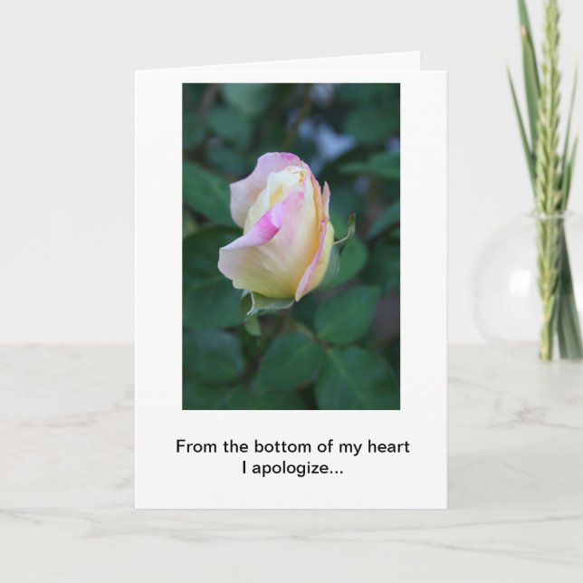 I Apologise For Your Lack Of Consideration (USA) Card (Front)