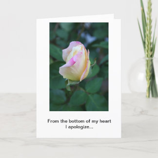 I Apologise For Your Lack Of Consideration (USA) Card