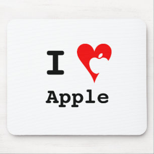 "I ♥ Apple" Mousepad