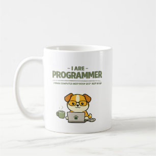 I Are Programmer Beep Boop Funny Coffee Mug