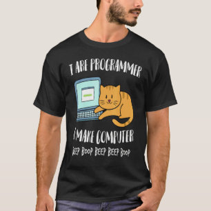 I Are Programmer I Make Computer Beep Cute Cat Kit T-Shirt