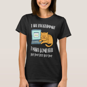 I Are Programmer I Make Computer Beep Cute Cat Kit T-Shirt