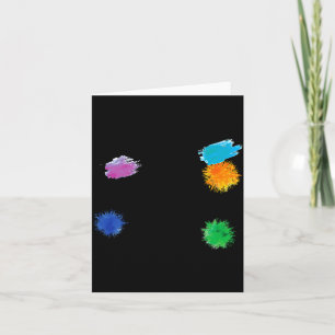 I Arted Funny Artist Painter Painting Art  Card