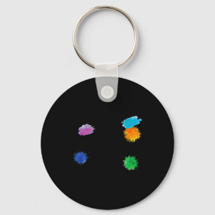I Arted Funny Artist Painter Painting Art  Key Ring