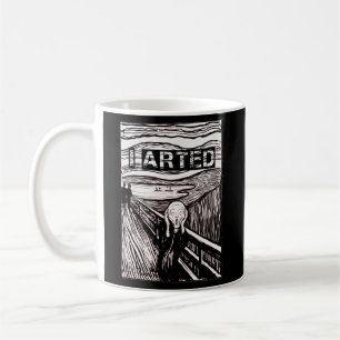 I Arted Teachers Painter The Scream Coffee Mug