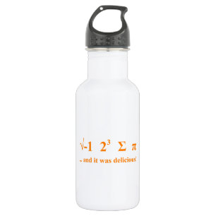 I ate pi 532 ml water bottle