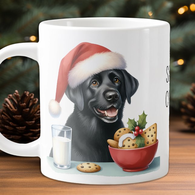 I Ate Santa's Cookies Labrador Retriever Puppy Dog Large Coffee Mug (Creator Uploaded)