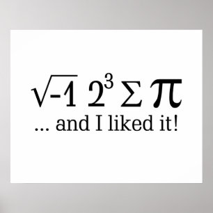 I ate some pie and I liked it Typography Poster