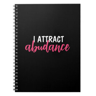 I attract Abundance Affirmation Notebook