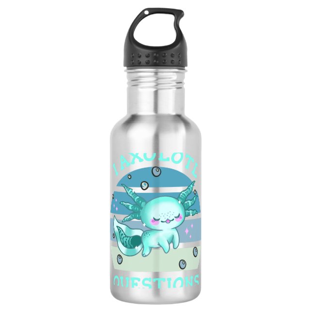 I axolotl questions 710 ml water bottle (Front)
