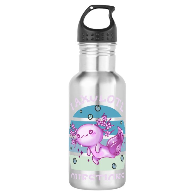 I axolotl questions 710 ml water bottle (Front)