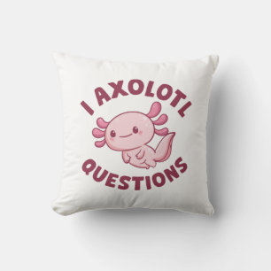I Axolotl Questions Cushion