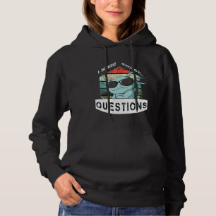I Axolotl Questions Cute Axolotl Blue Salamander G Hoodie