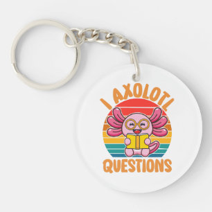 I Axolotl Questions Key Ring