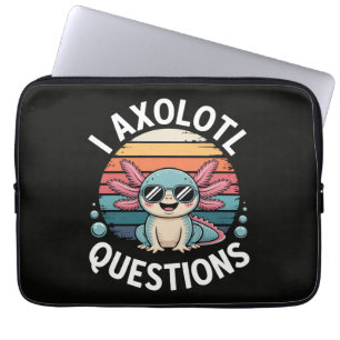I Axolotl Questions Laptop Sleeve