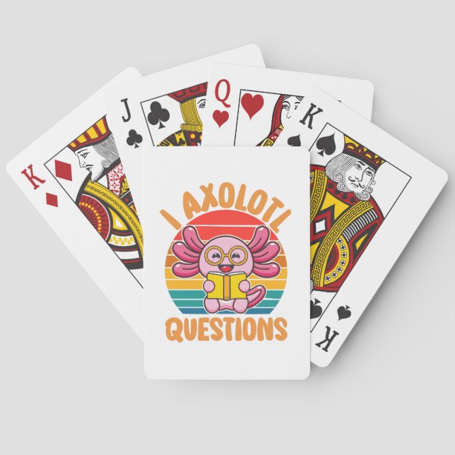 I Axolotl Questions Playing Cards (Back)