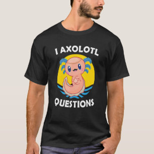 I Axolotl Questions Retro Vintage Axolotl Kids T-Shirt