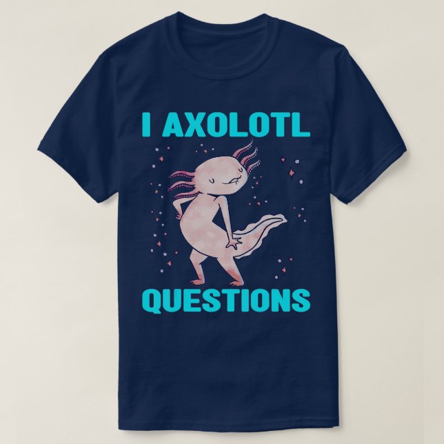 I Axolotl Questions Salamander Kids Costume T-Shirt (Design Front)