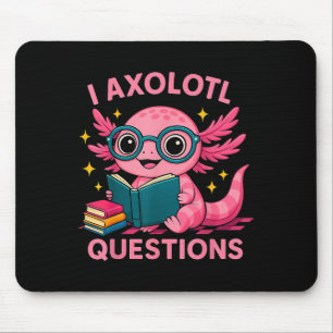 I Axolotl Questions Shirt Adults Youth Kids Retro  Mouse Pad