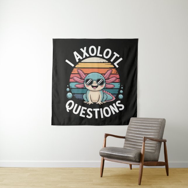 I Axolotl Questions Tapestry (In Situ)