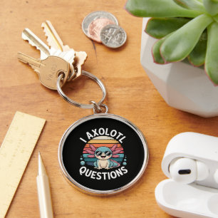 I Axolotl Questions Tote Key Ring