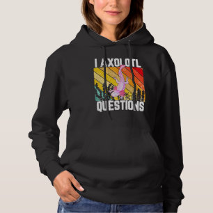 I Axolotl Questions Vintage Axolotl  Kids Boys Gir Hoodie