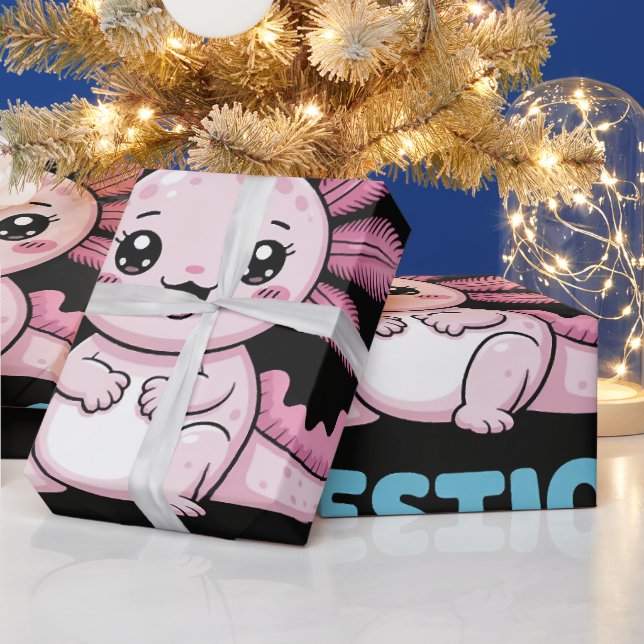 I Axolotl Questions Wrapping Paper (Holidays)
