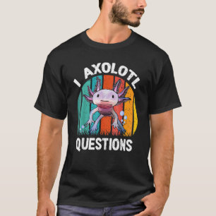 I Axolotl Questions Youth Kids Retro 90s Axolotl T-Shirt