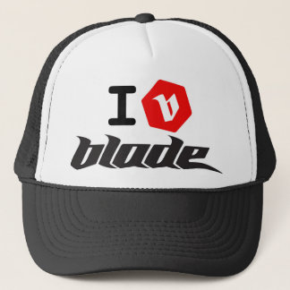 I B  blade kite Trucker Hat