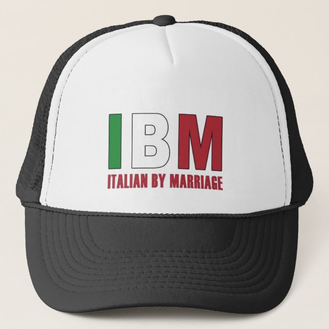 I B M TRUCKER HAT (Front)