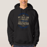 I Back The Blue For My Son Proud Mother Police Off