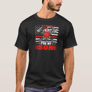 I Back The Red For My Son Firefighter Proud Fire T-Shirt