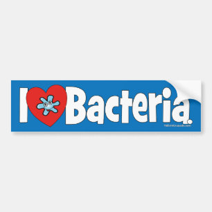 I ♥ Bacteria Bumper Sticker