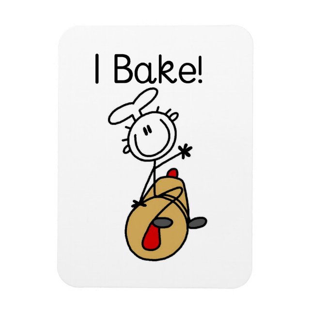I Bake Magnet (Vertical)