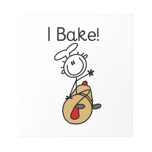 I Bake Notepad (Front)