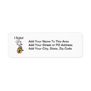 I Bake Return Address Label