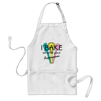 I Bake What's Your Superpower apron