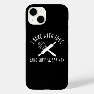 I Bake With Love (And Some Swearing) Case-Mate iPhone 14 Case