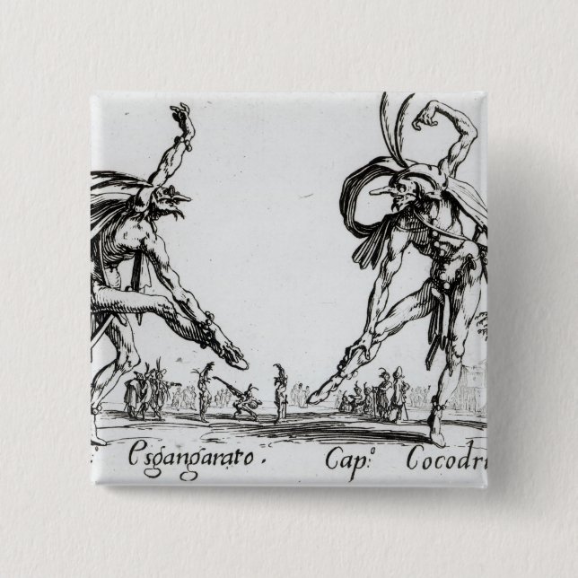 I Balli de Spessanei, or Le Grande Chasse 15 Cm Square Badge (Front)