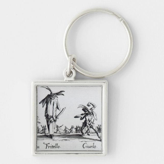 I Balli de Spessanei, or Le Grande Chasse Key Ring (Front)