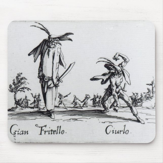 I Balli de Spessanei, or Le Grande Chasse Mouse Pad (Front)