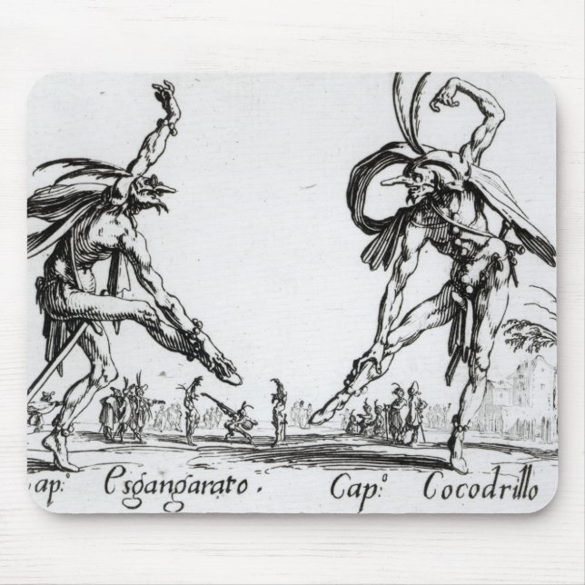 I Balli de Spessanei, or Le Grande Chasse Mouse Pad (Front)