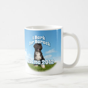 I Bark for Barack, Bo the First Dog Obama Coffee Mug