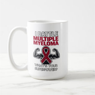 I Battle Multiple Myeloma Cancer Awareness Warrior Coffee Mug